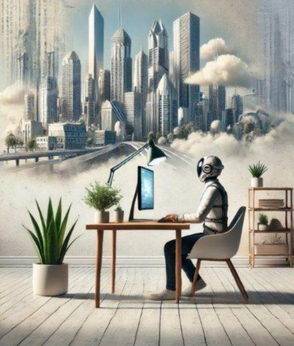 Delocalizarea firmelor israeliene de IT dă nastere migraţiei lucrătorilor noştri...ramânând pe loc, acasă.Ilustraţie: Colaj de MAKE Delocalizarea firmelor israeliene de IT dă nastere migraţiei lucrătorilor noştri...ramânând pe loc, acasă.Ilustraţie: Colaj de MAKE